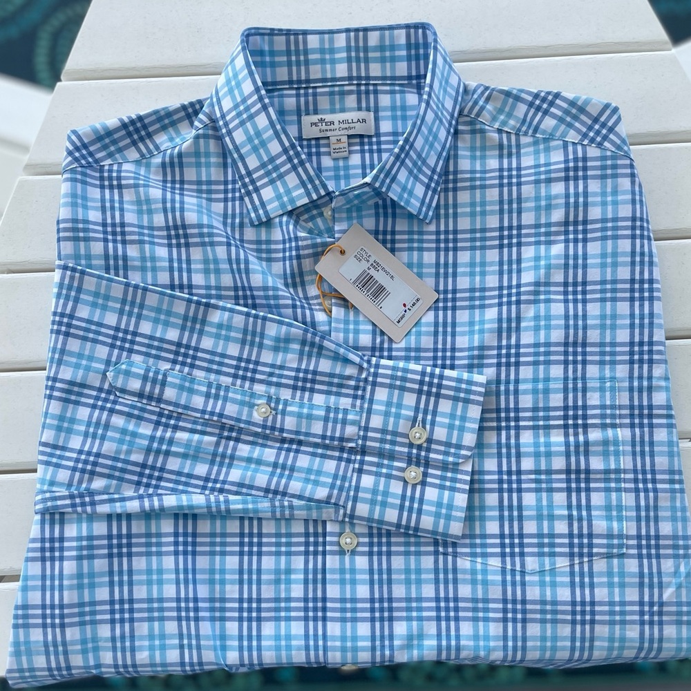 Peter Millar NWT Men’s Summer Comfort Button-down (M)